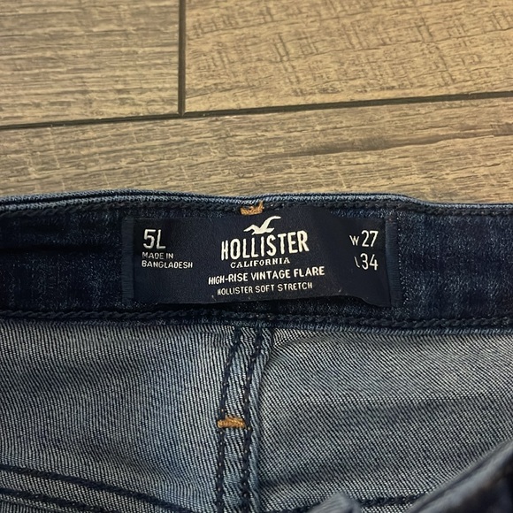 hollister high rise vintage flare jeans - Picture 4 of 5